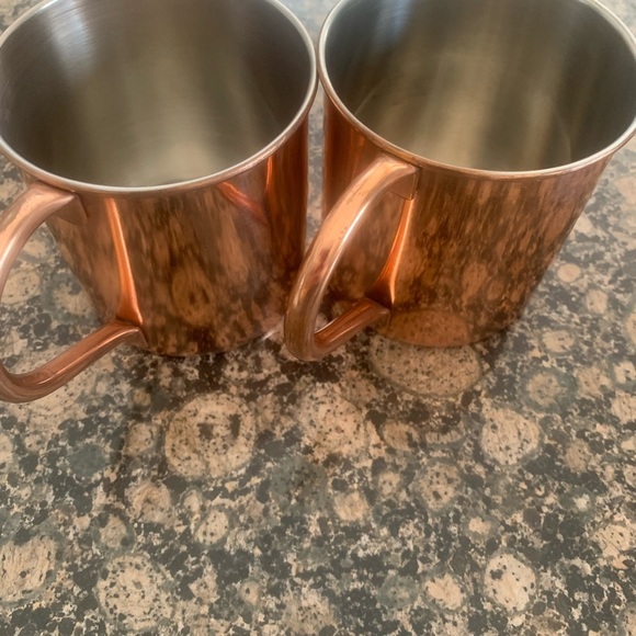 None Other - Copper and brass kitchen ensemble Mug Set
